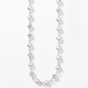 Touchstone Crystal by Swarovski Channele Necklace, Crystal Aurore Boreale